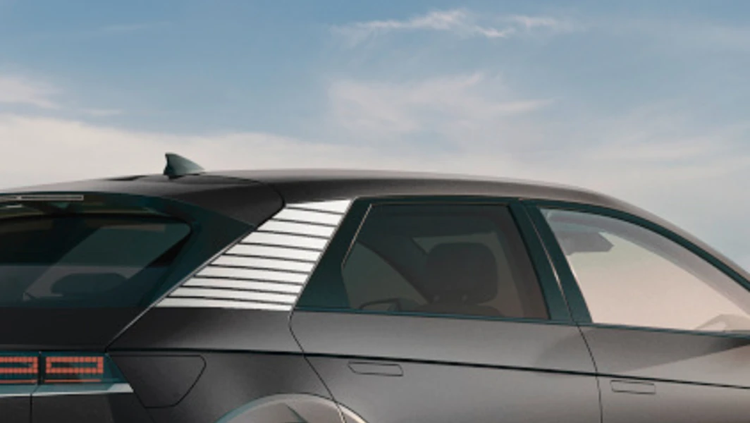 IONIQ 5 Dekorfolie, Sportstreifen, Weiß